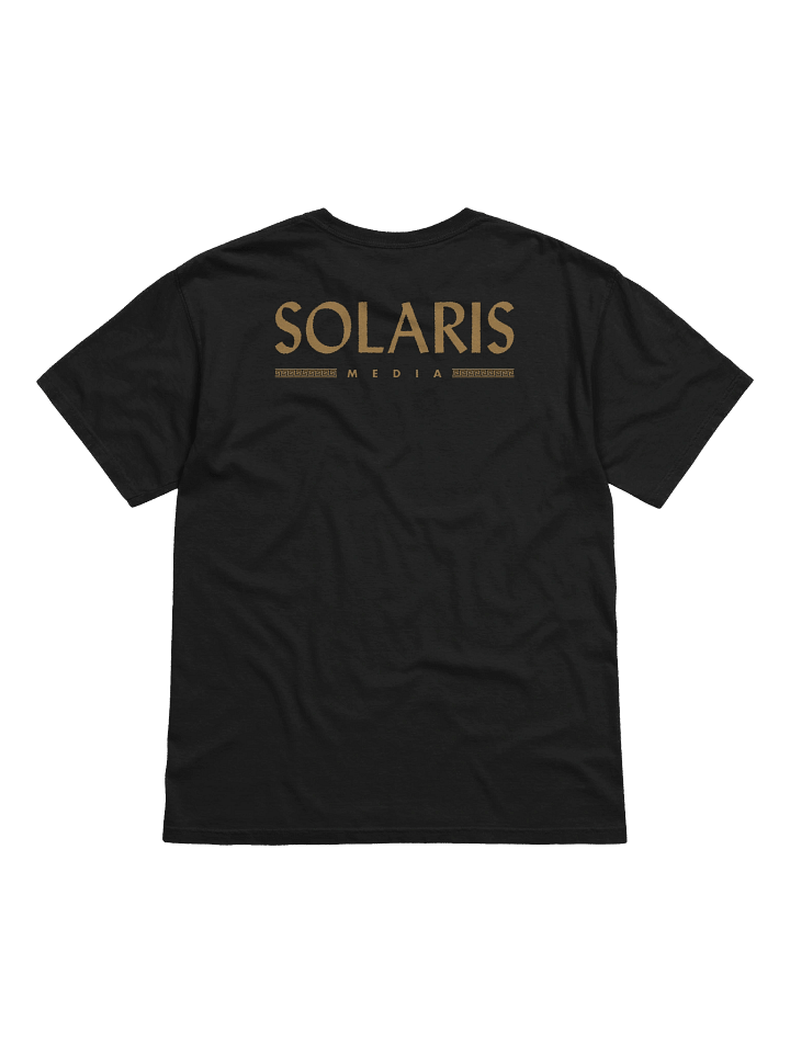 Solaris Logo + Back Print Tee (Dark Variant) product image (2)