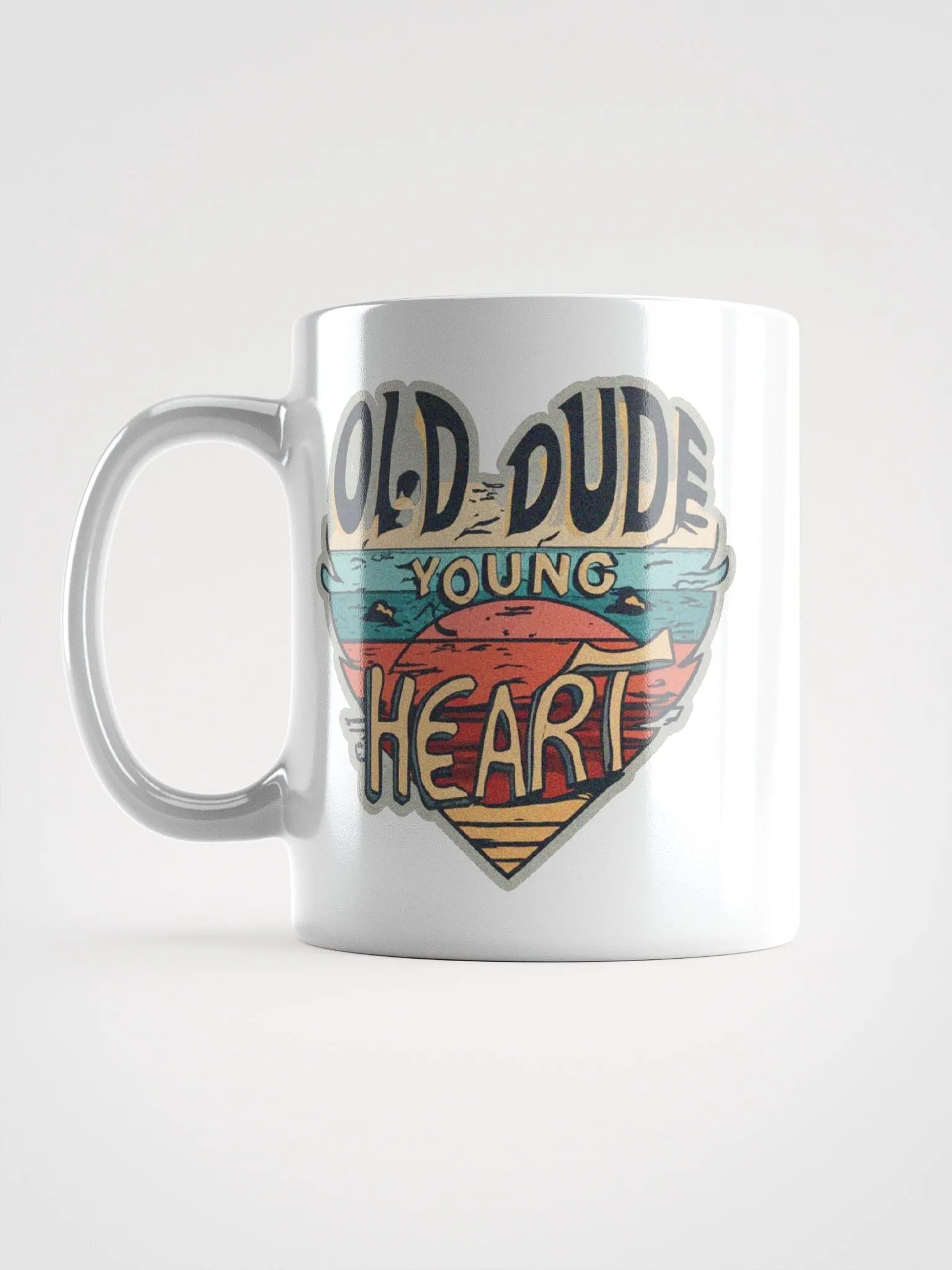 Old Dude Young Heart Mug product image (6)