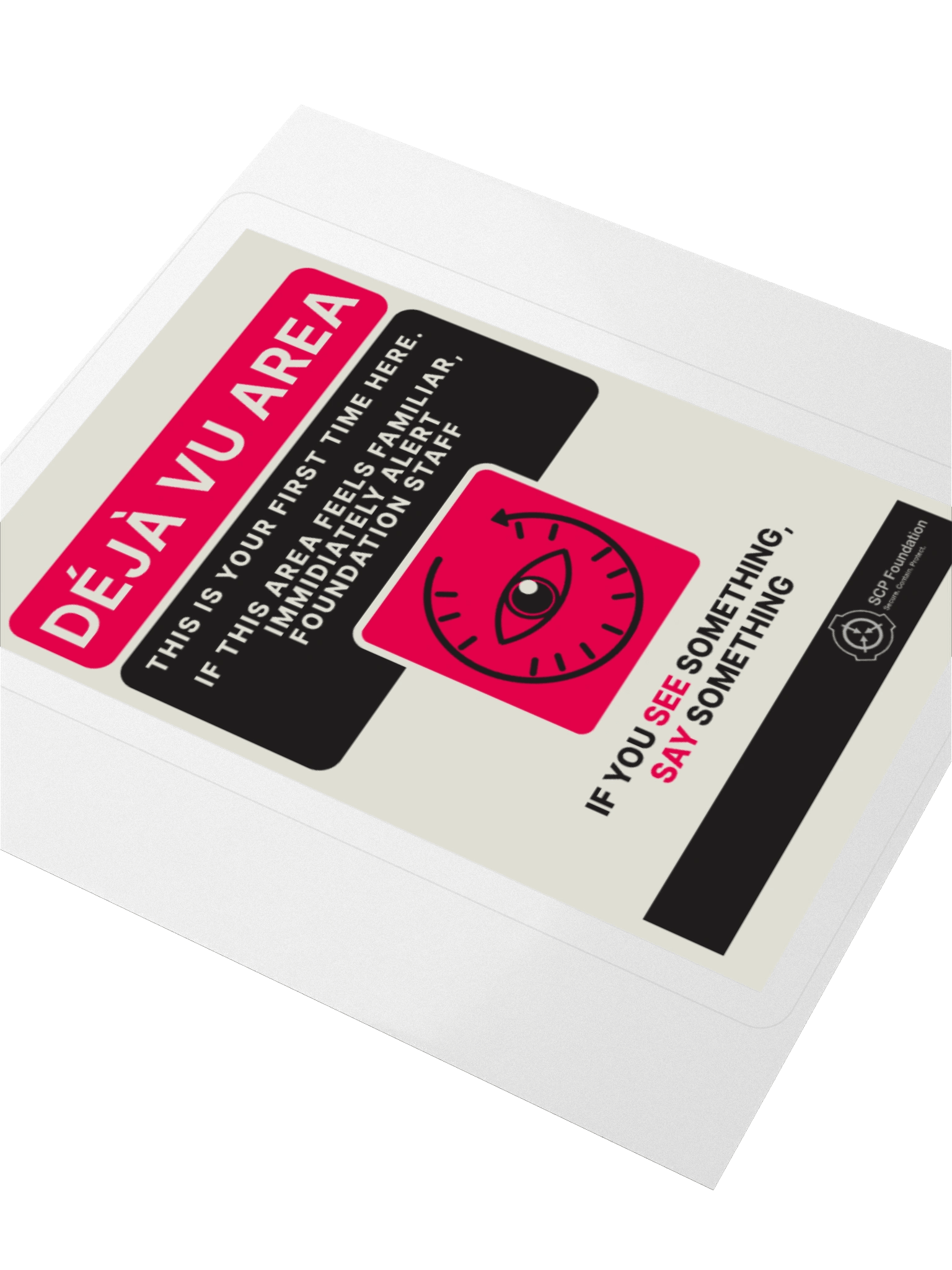 DEJA VU sticker product image (3)