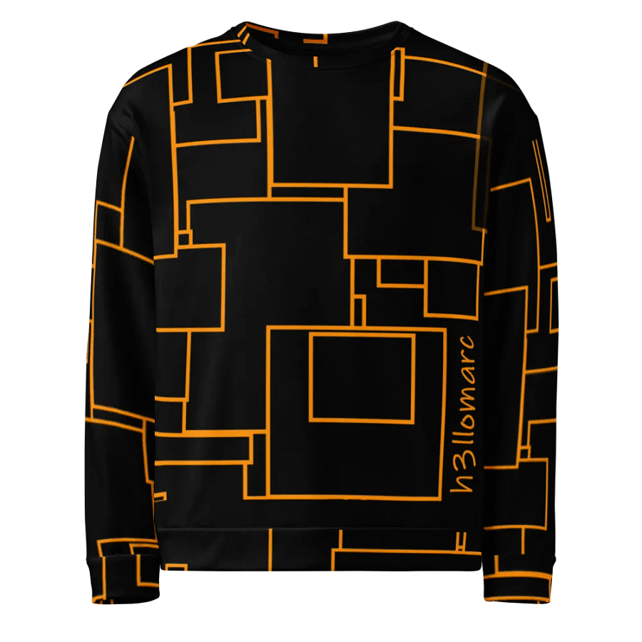 h3llomarc Orange Squares Sweatshirt product image (1)