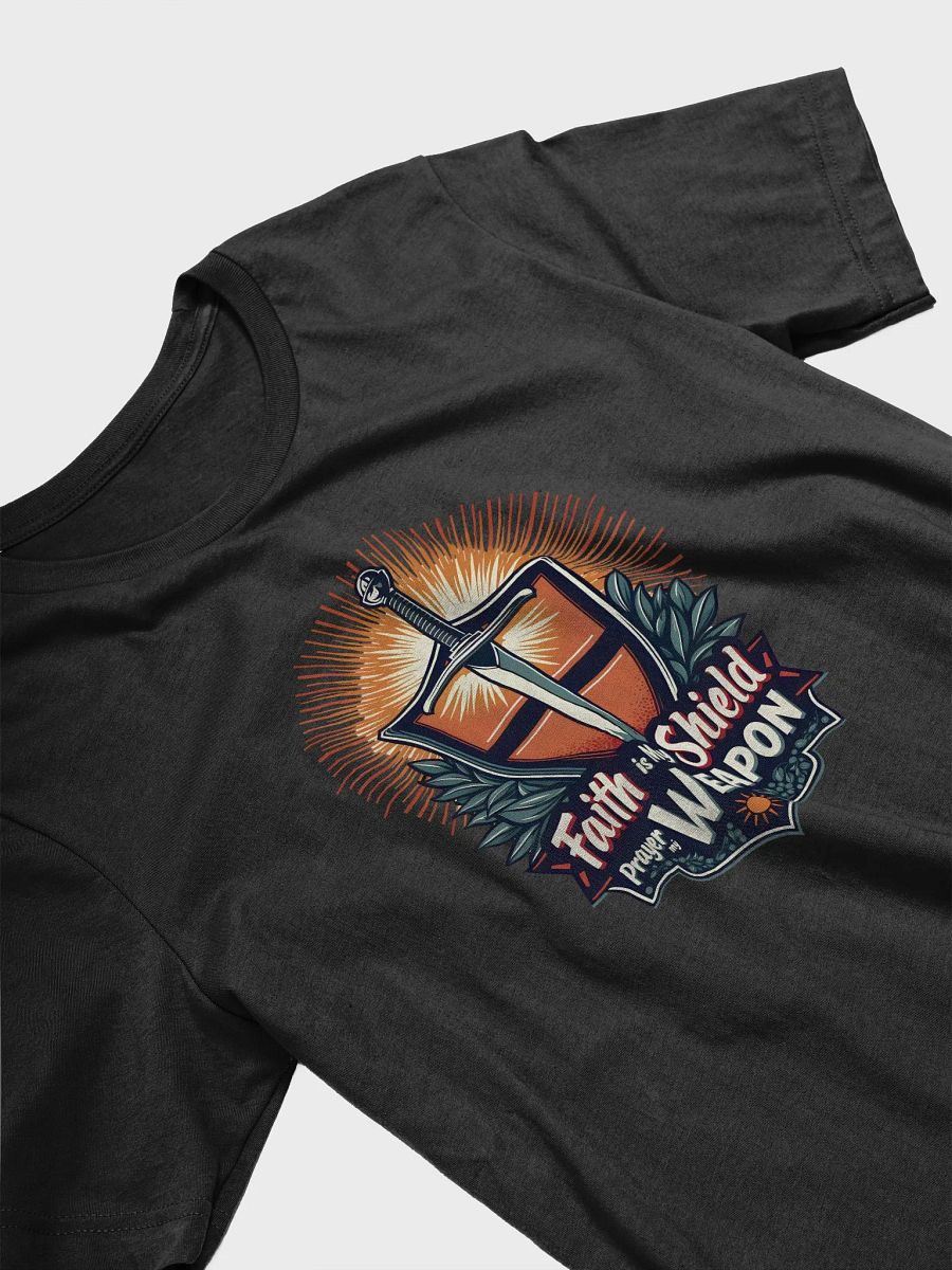 Faith Warrior Shield T-Shirt product image (15)