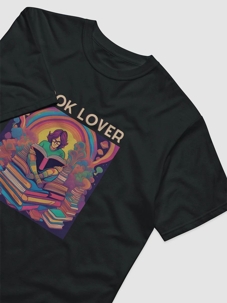 Book Lover Psychedelic Eco T-shirt product image (3)
