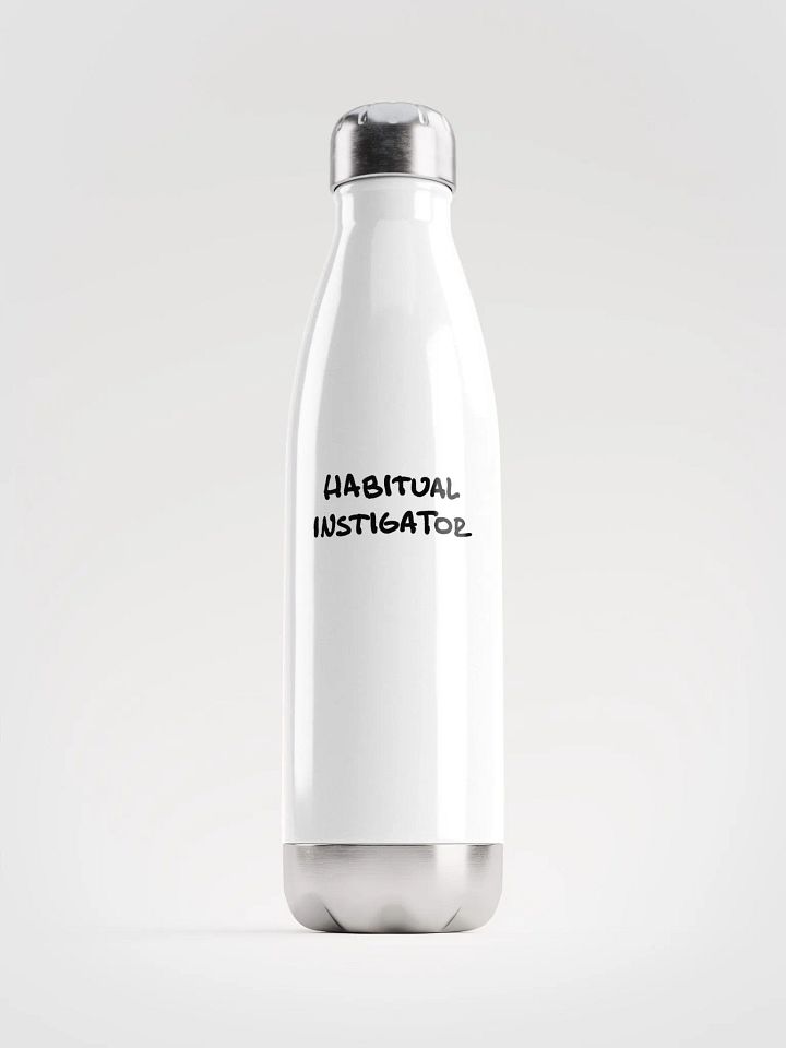 Habitual Instigator stainless steel water bottle product image (1)