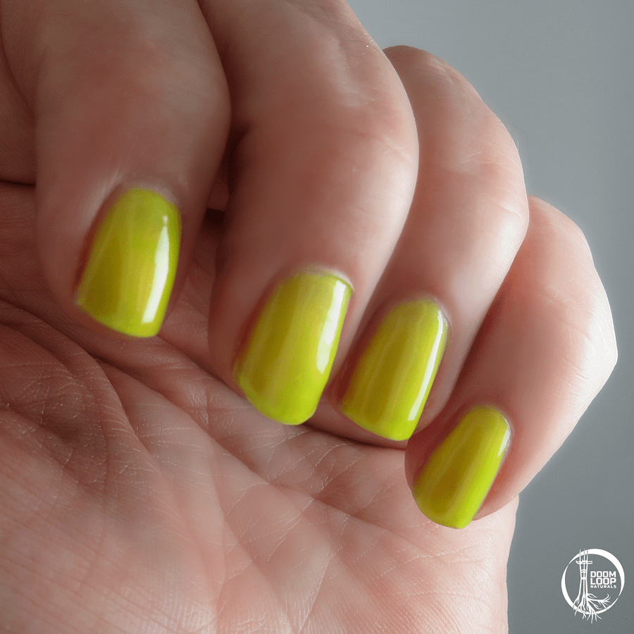JOY DEFIANT - Neon Yellow Jelly Magnetic Shimmer Polish product image (3)