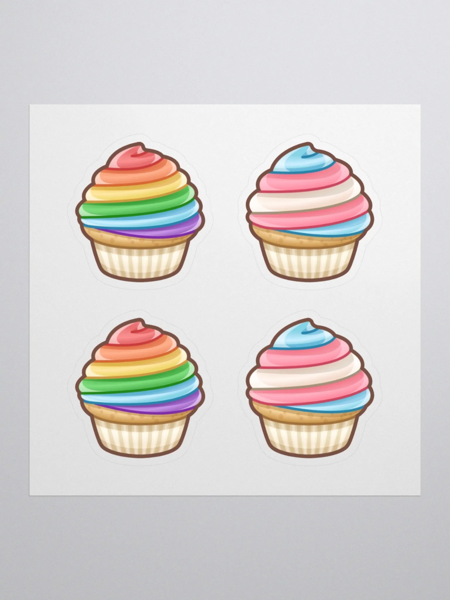 Let's Go Bake Together - Cupcake Stickers product image (1)