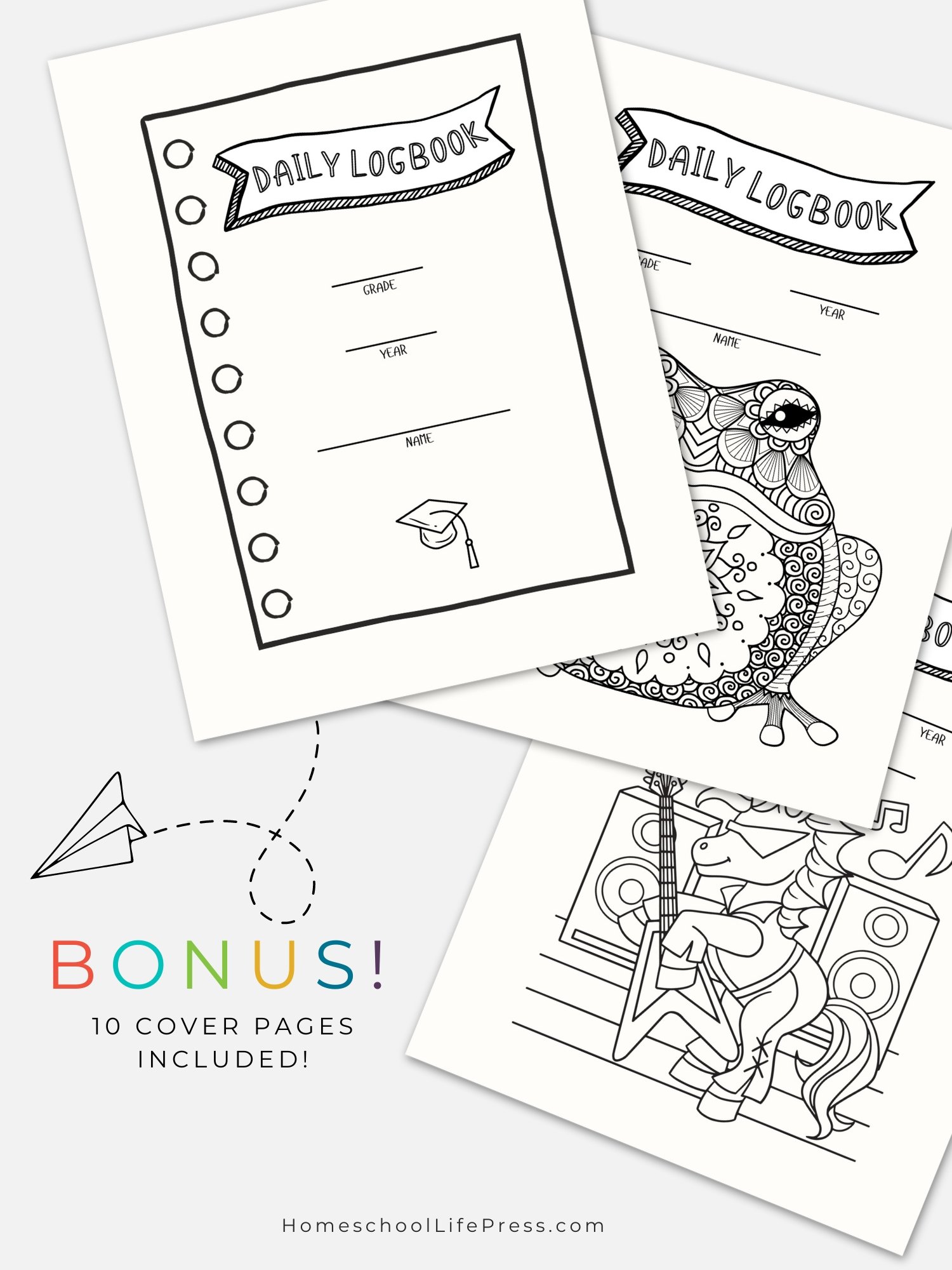 Homeschool Student Daily Journal | Logbook product image (5)
