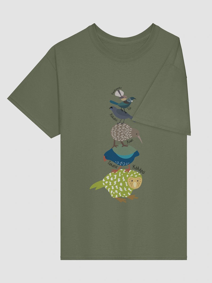 Stacked New Zealand Birds - Unisex Adult Tee product image (3)