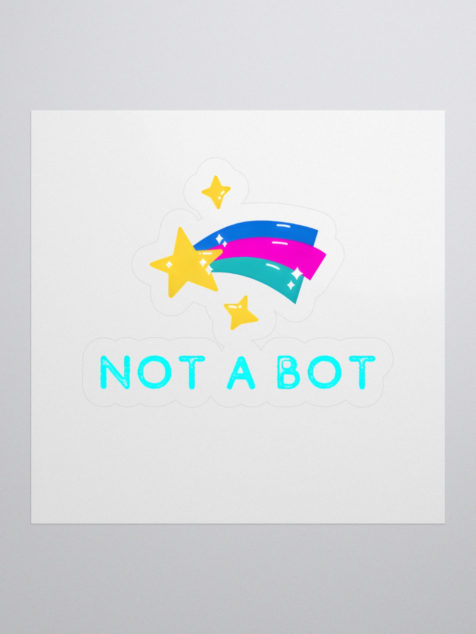 Not A Bot Sticker product image (1)