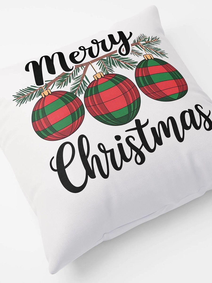 Simple Yet Expressive Merry Christmas Design throw pillow product image (7)