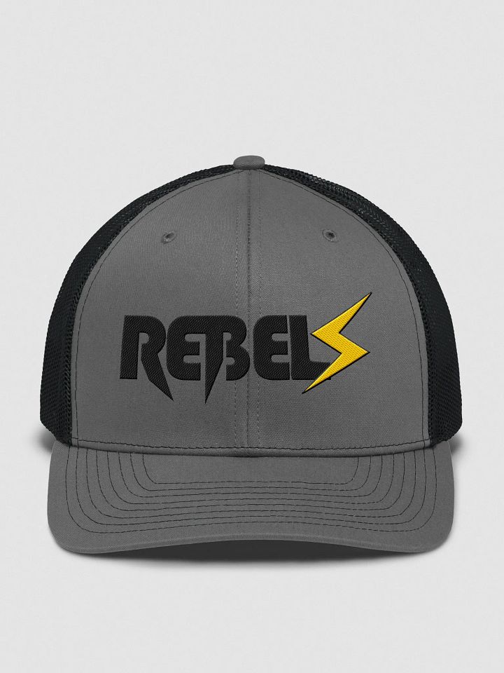 Trucker Hat | Gray / with black and yellow product image (1)