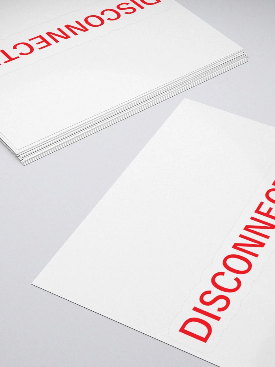 Disconnected Sticker product image (10)