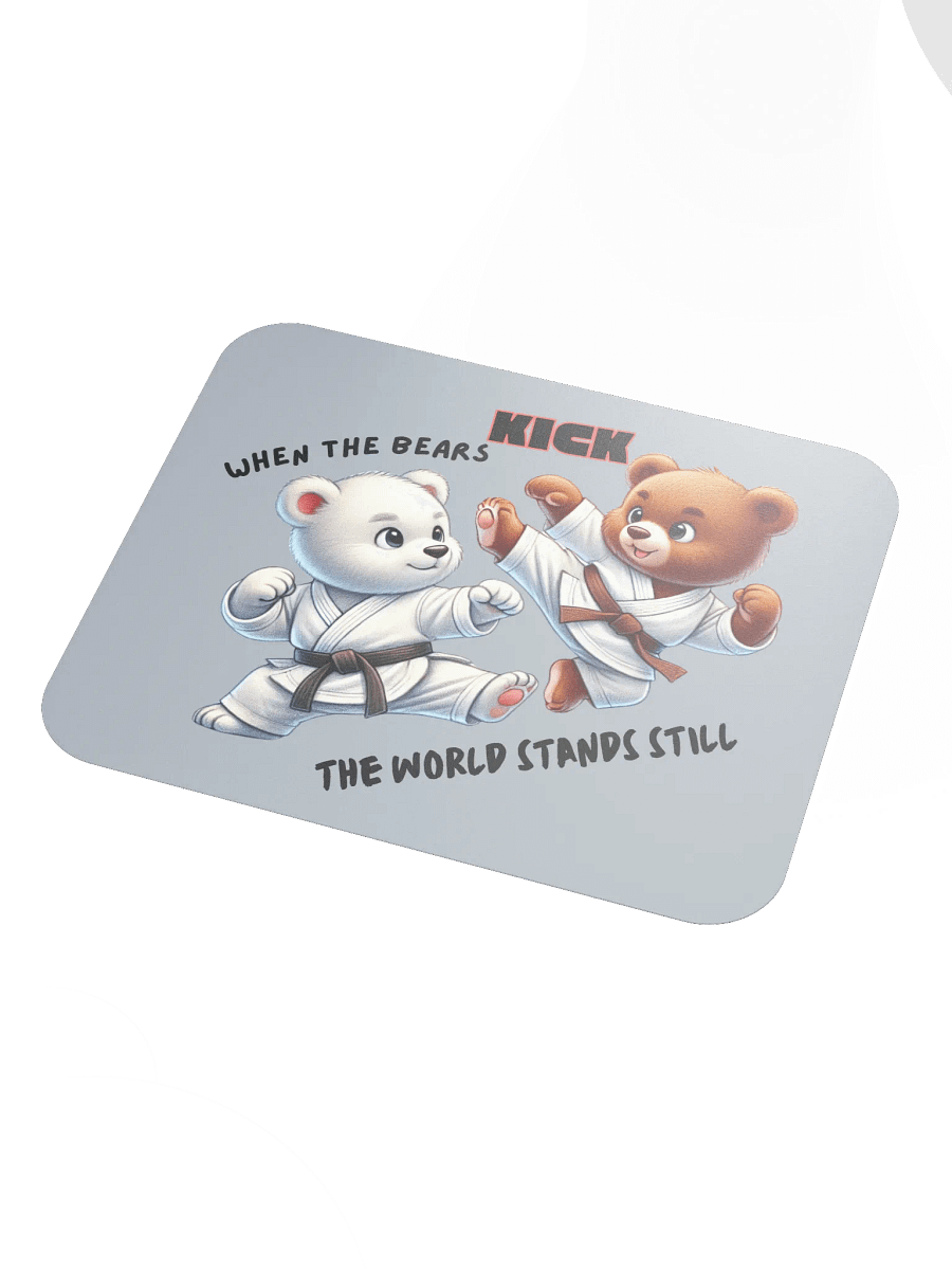 Taekwondo Bears Mouse Pad product image (5)