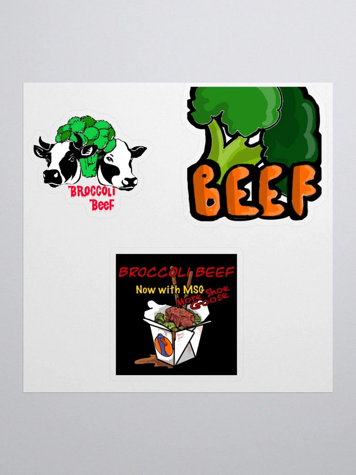 Broccoli Beef Sticker Pack product image (2)