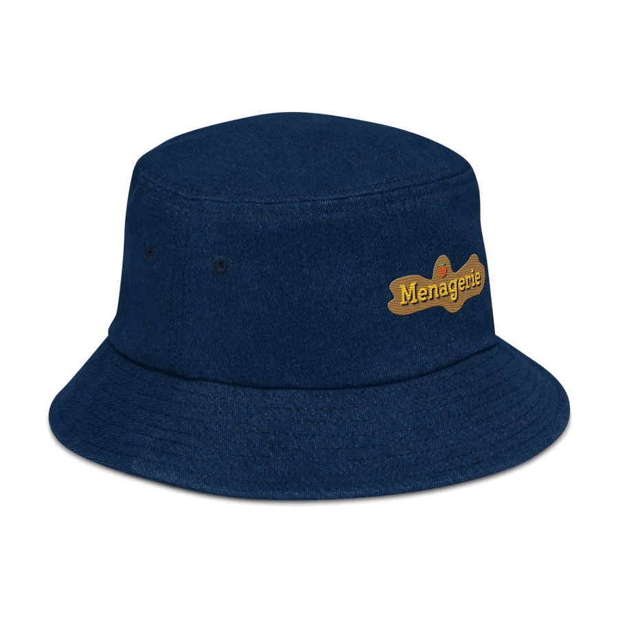 Menagerie Island Sign ~ denim bucket hat product image (3)