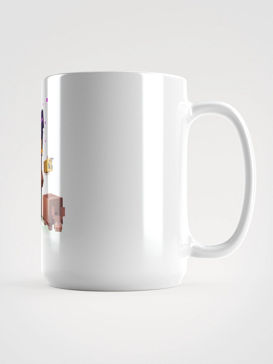 Minecraft White Glossy Mug product image (1)