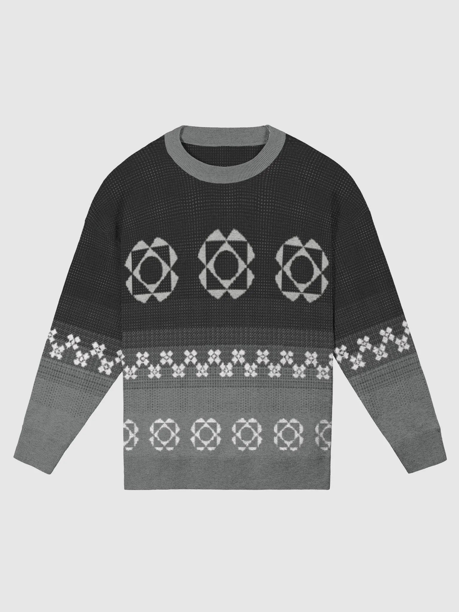 Geo Chic Relaxed Knit Sweater product image (3)