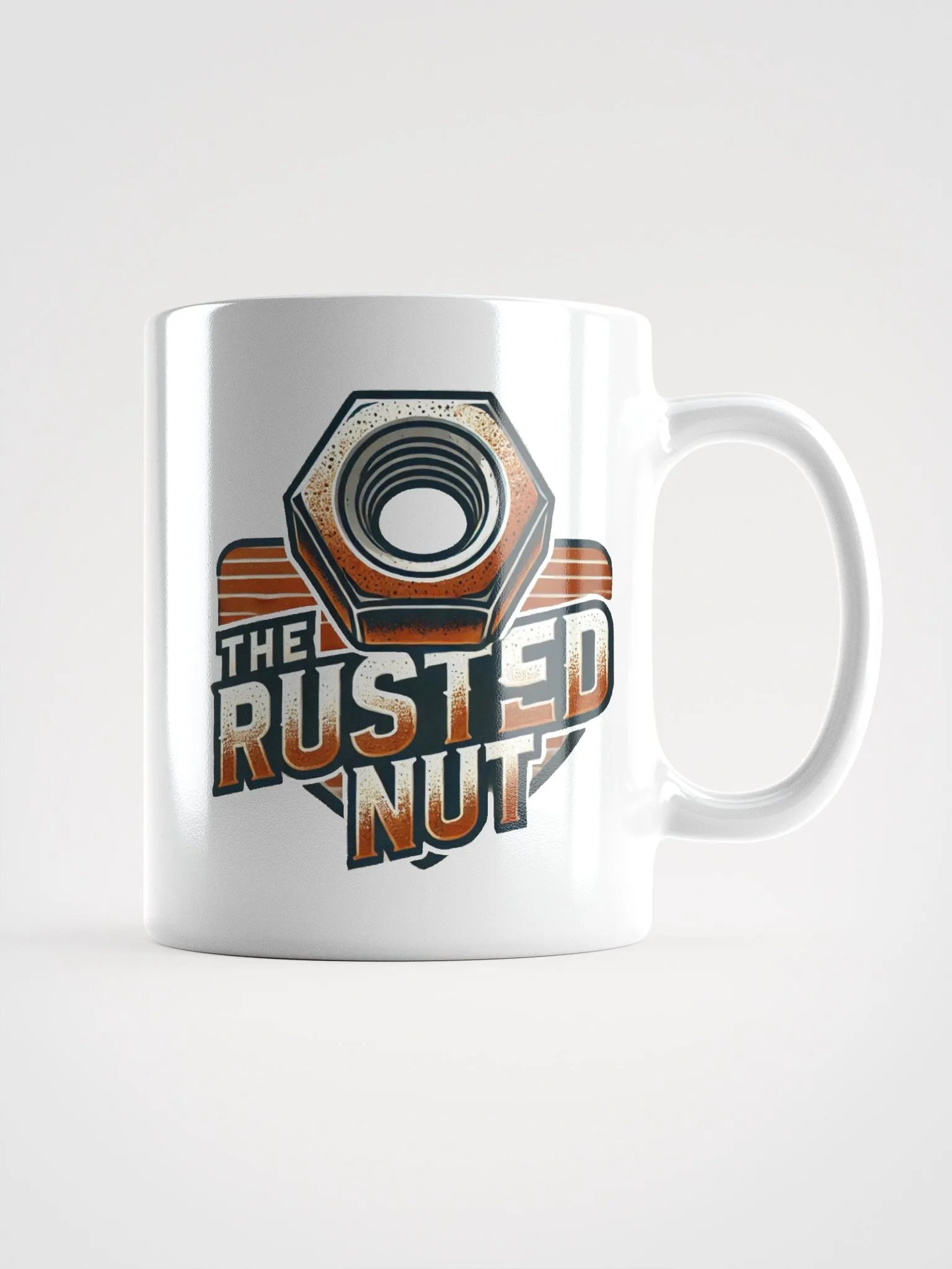 The Rusted Nut White Mug product image (1)