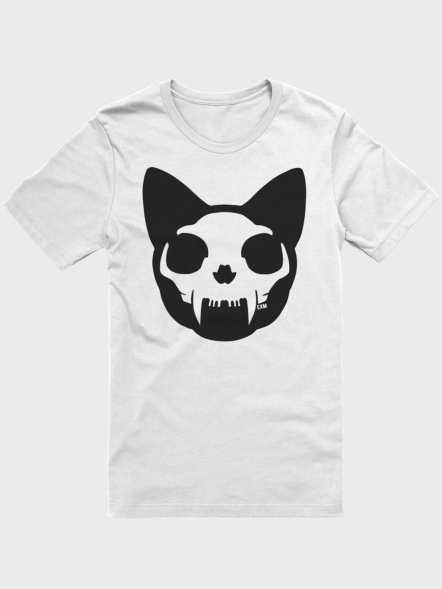 Cat Skull (Black on White - Bella) product image (1)