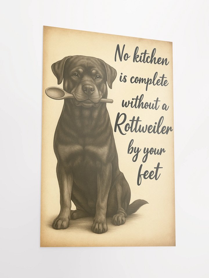 No kitchen is complete without a Rottweiler by your feet product image (4)