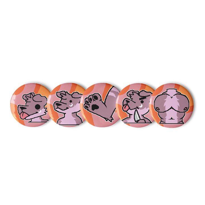 Nyx's Emote Button Pins product image (1)