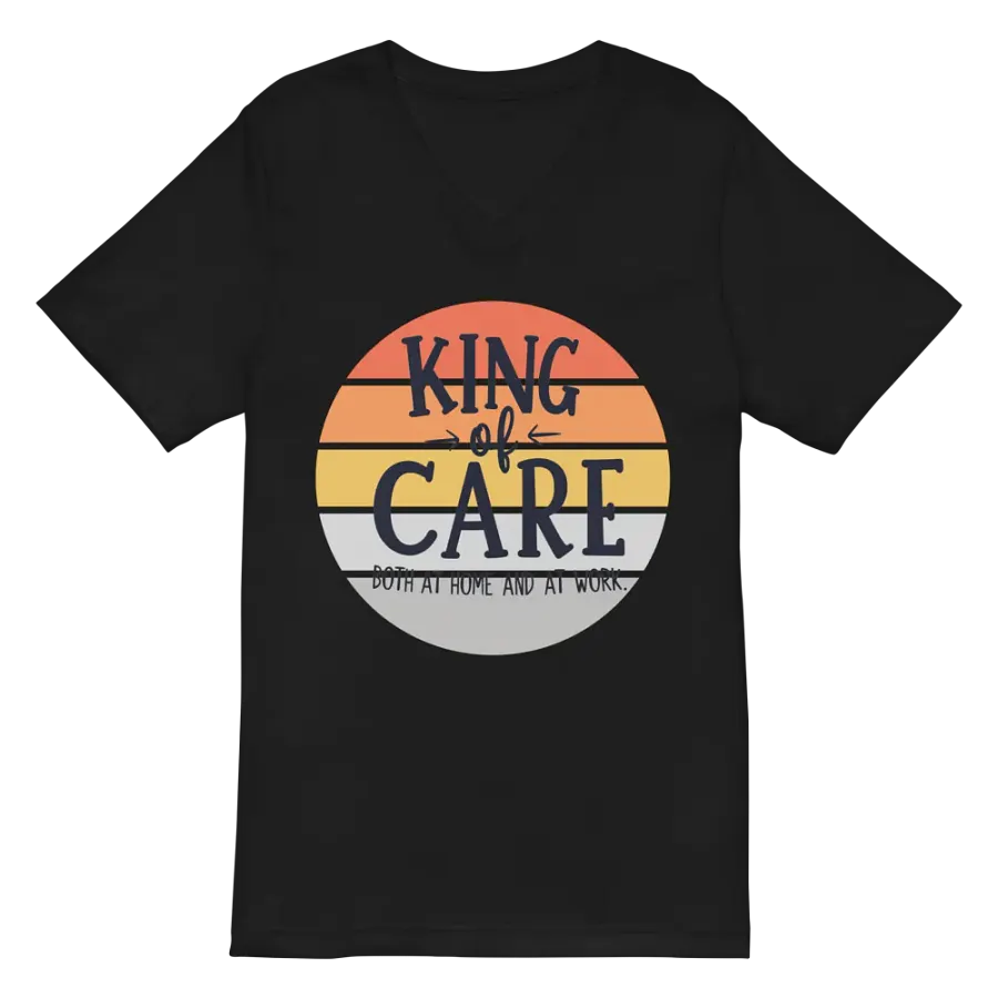 King of Care V-Neck Tee product image (3)
