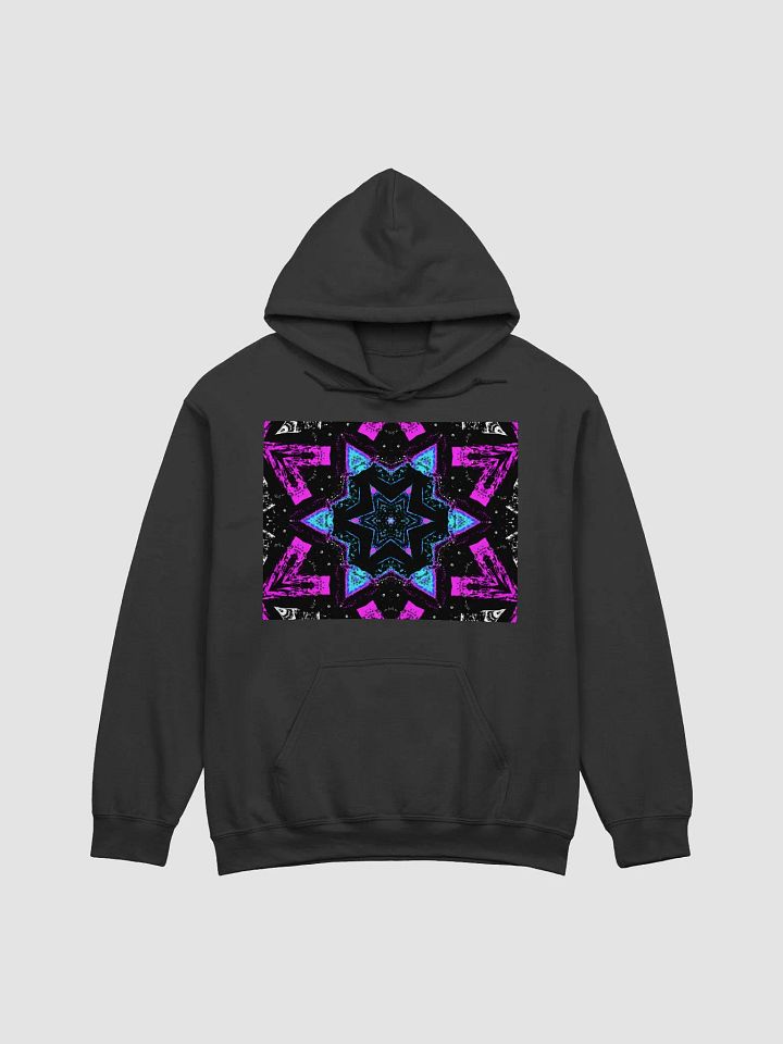 Abstract Vibrant Kaleidoscope of Turquoise and Pinks Women's Classic Hoodie product image (1)