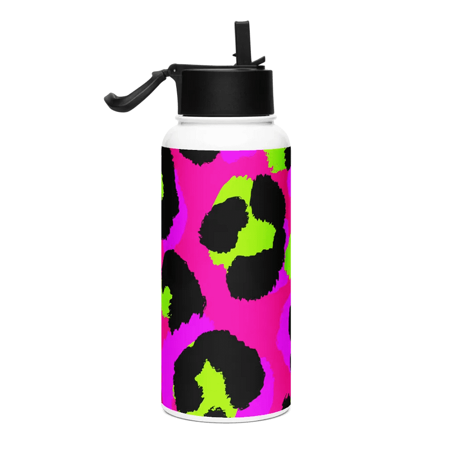 Leopard Print Stainless Steel Water Bottle product image (4)