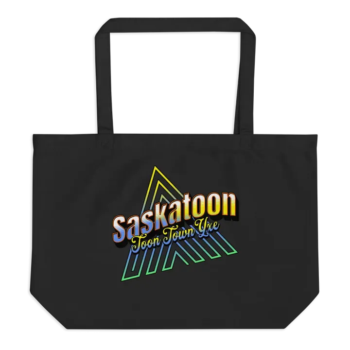 Saskatoon Toon Town Yxe Colorful Organic Cotton Bag product image (1)