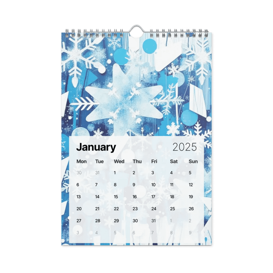 ART ABSTRACT WALL CALENDAR 2025 product image (6)