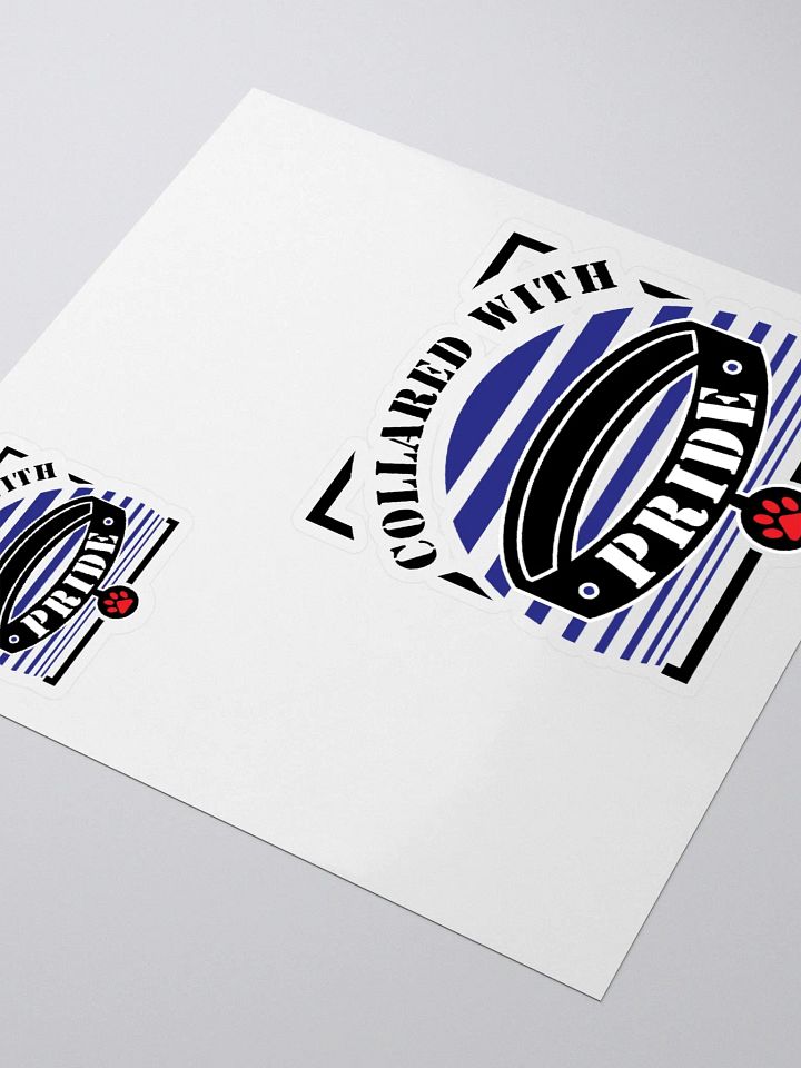 Collared With Pride Kiss Cut Stickers product image (1)