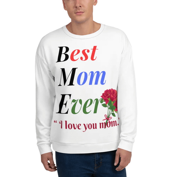 Best Mom Ever Recycled Unisex Sweatshirt product image (1)