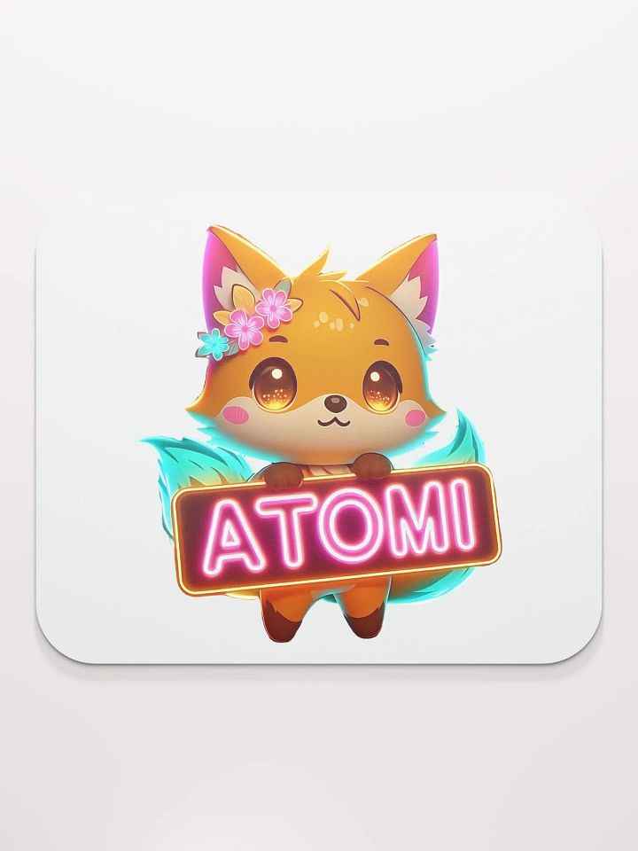 Neon Fox Dreams Mouse Pad product image (2)