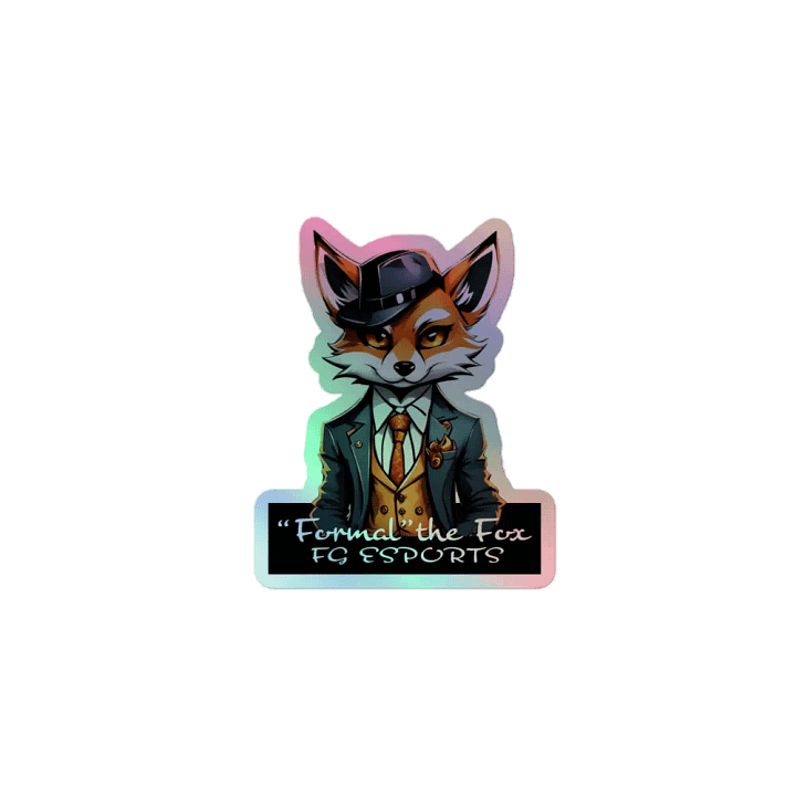 Formal The Fox Kiss Cut Sticker product image (1)