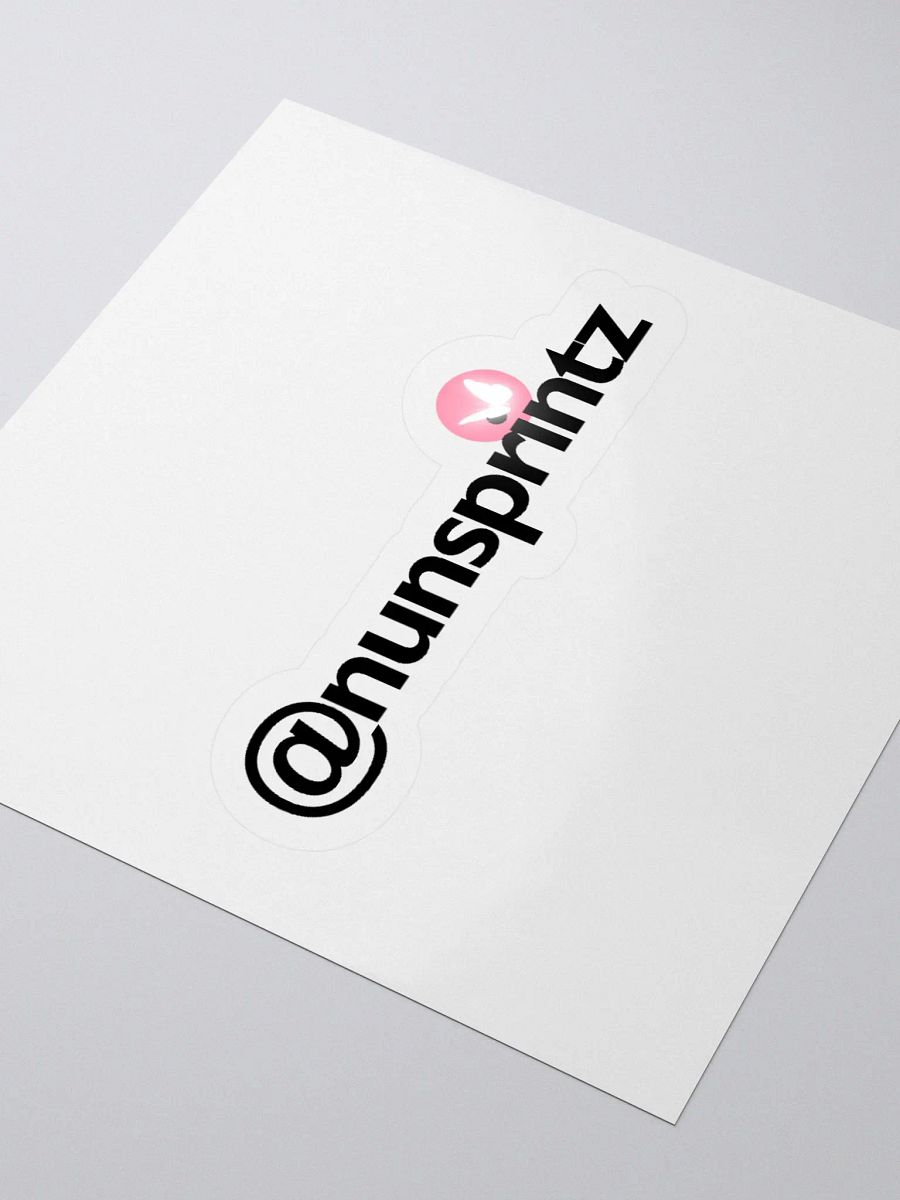 KissCut @nunsprintz Logotype Sticker product image (3)