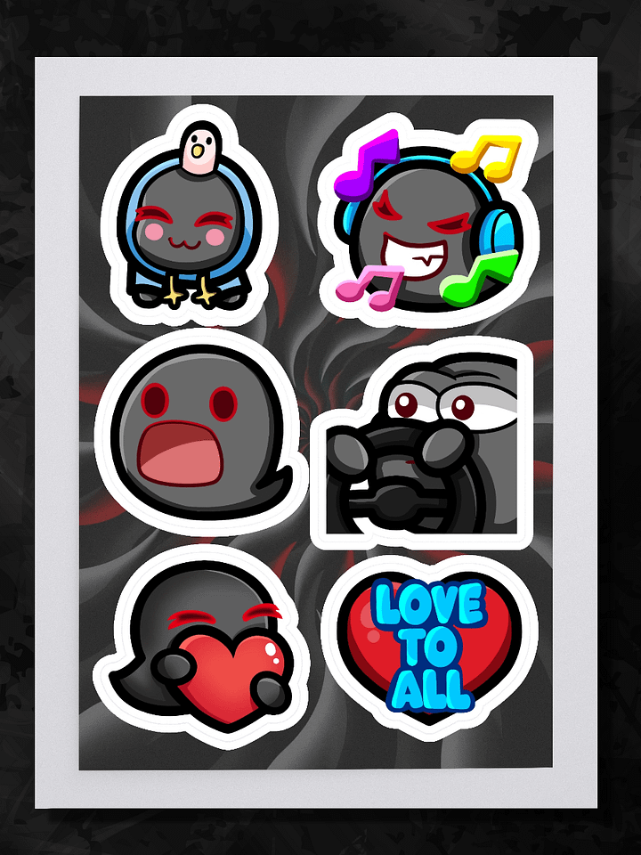 Emote Sticker Sheet 10 product image (1)