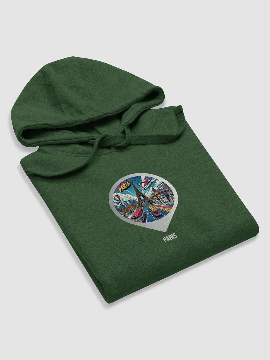 Cozy Comfort Unisex Hoodie | AI Design Paris city France product image (6)