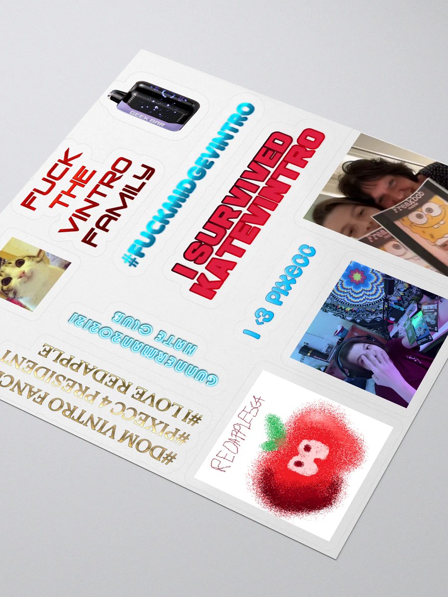CHEAP GOATED STICKER SHEET product image (3)