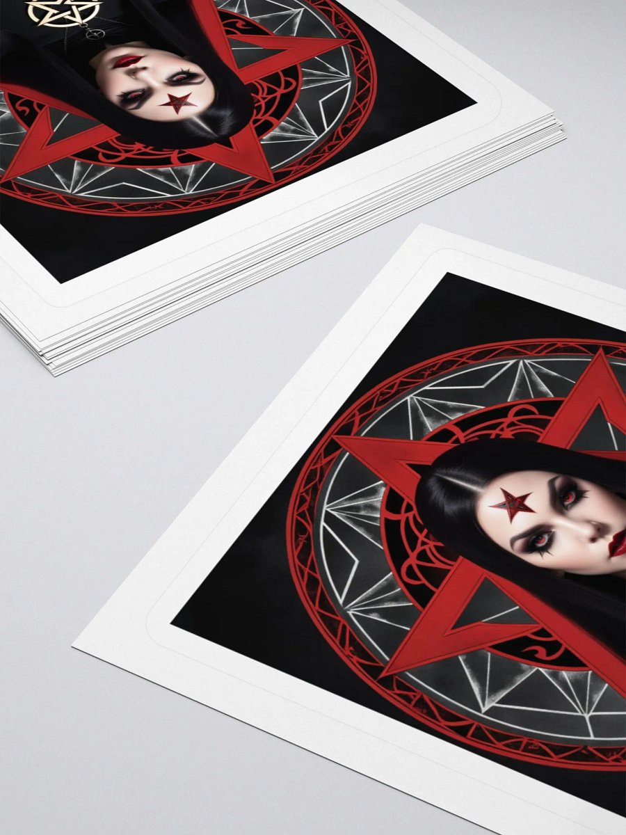 Gothic Vamp Pentagram Stickers product image (4)