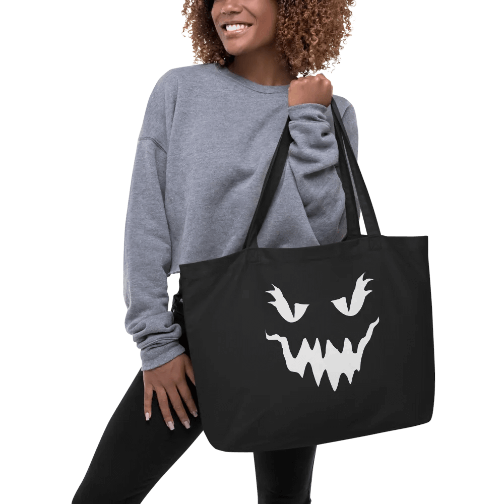 ChainingGhost White Logo Tote Bag product image (5)