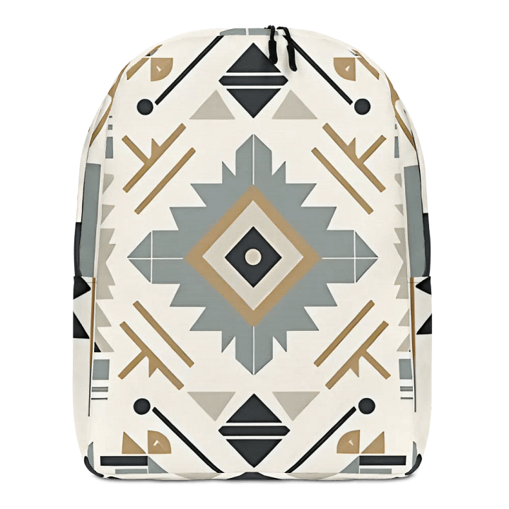 Southwestern Tribal Geometric Minimalistic Backpack product image (2)