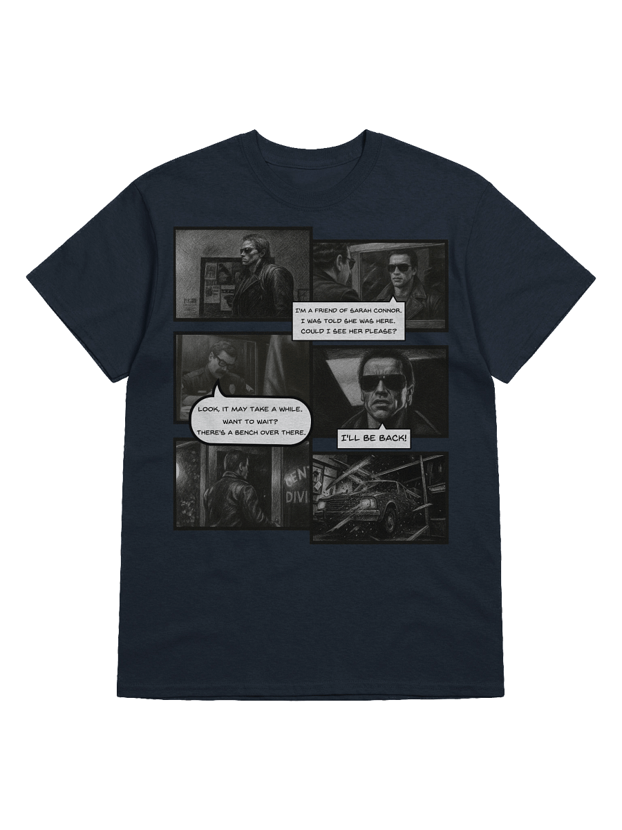 The Terminator inspired I'll Be Back Scene Tee product image (51)