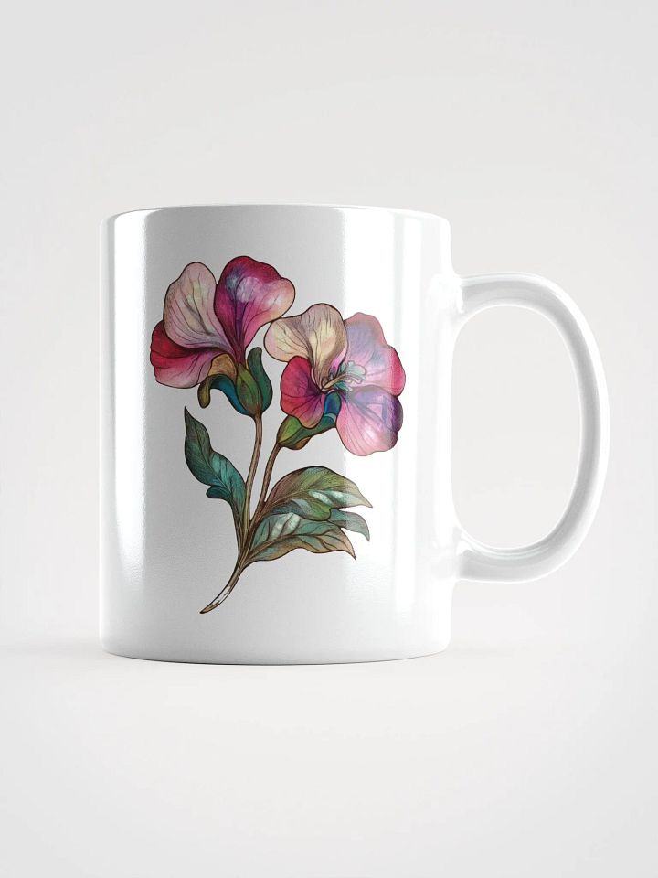Orchid Symphony White Glossy Mug product image (1)