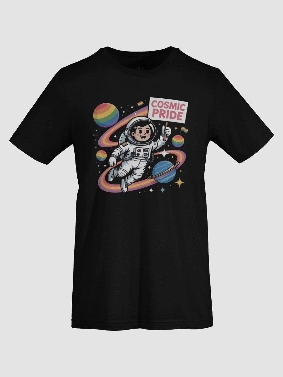 Exclusive 'Cosmic Pride' Rainbow Astronaut Unisex T-Shirt - TDS Music product image (71)