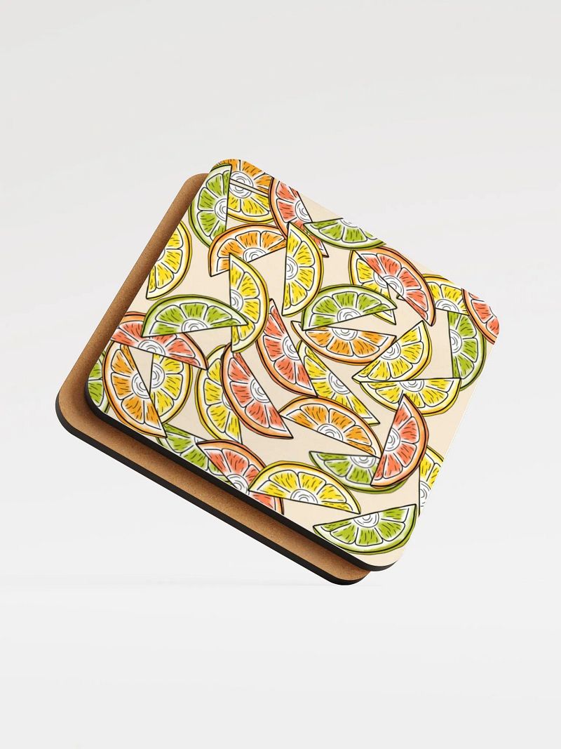 Citrus Pattern Coaster