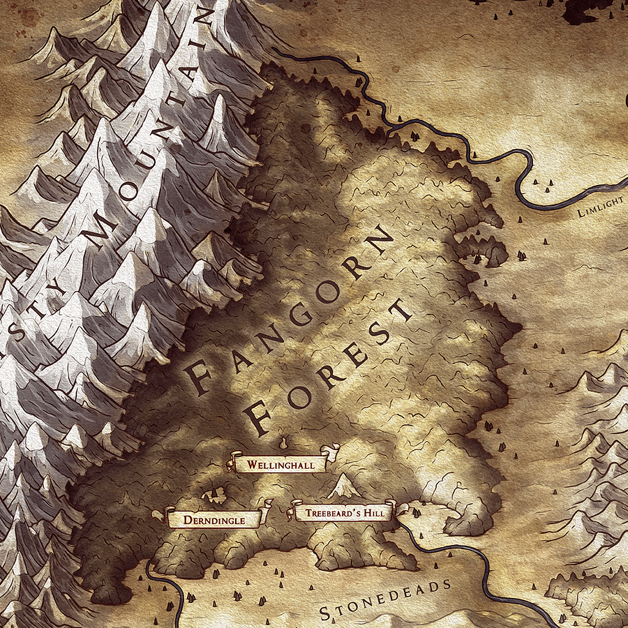 Map of Rohan (Framed) product image (3)