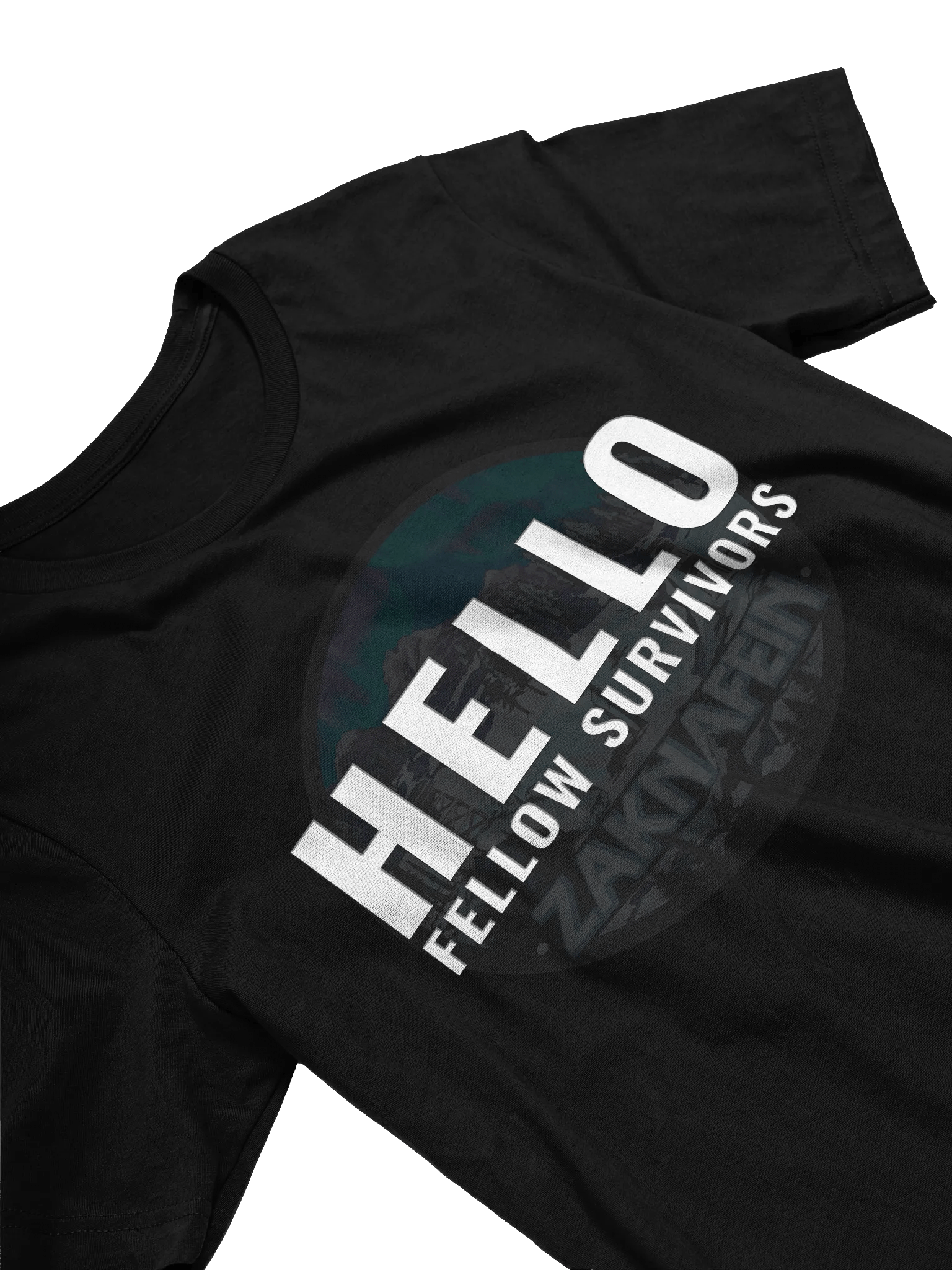 Hello Fellow Survivors - Zaknafein logo Tee Shirt product image (2)