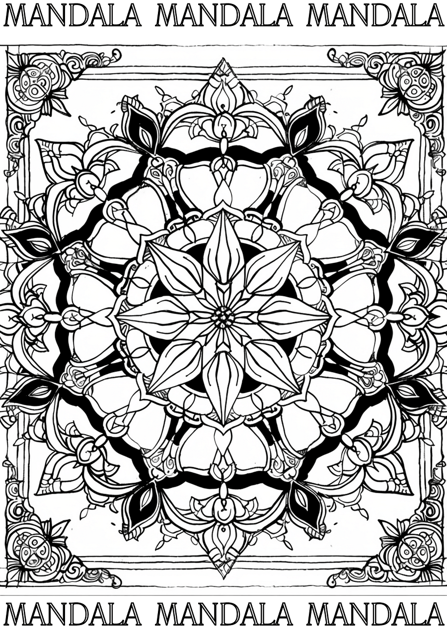 Mandala Coloring Book product image (3)