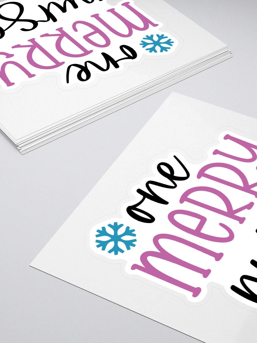 One Merry Nurse Sticker product image (11)
