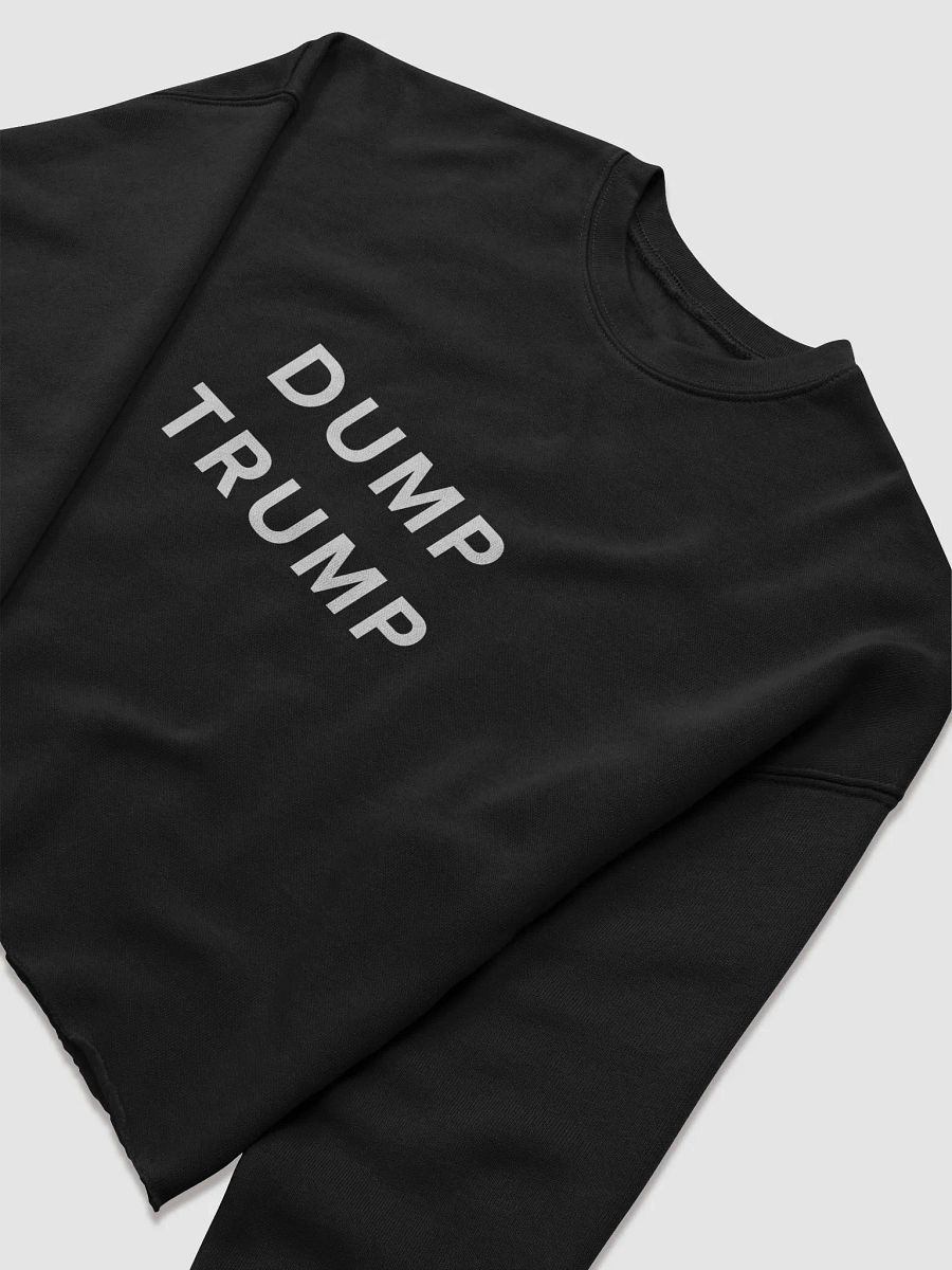 DUMP TRUMP Fleece Crop Sweatshirt product image (5)