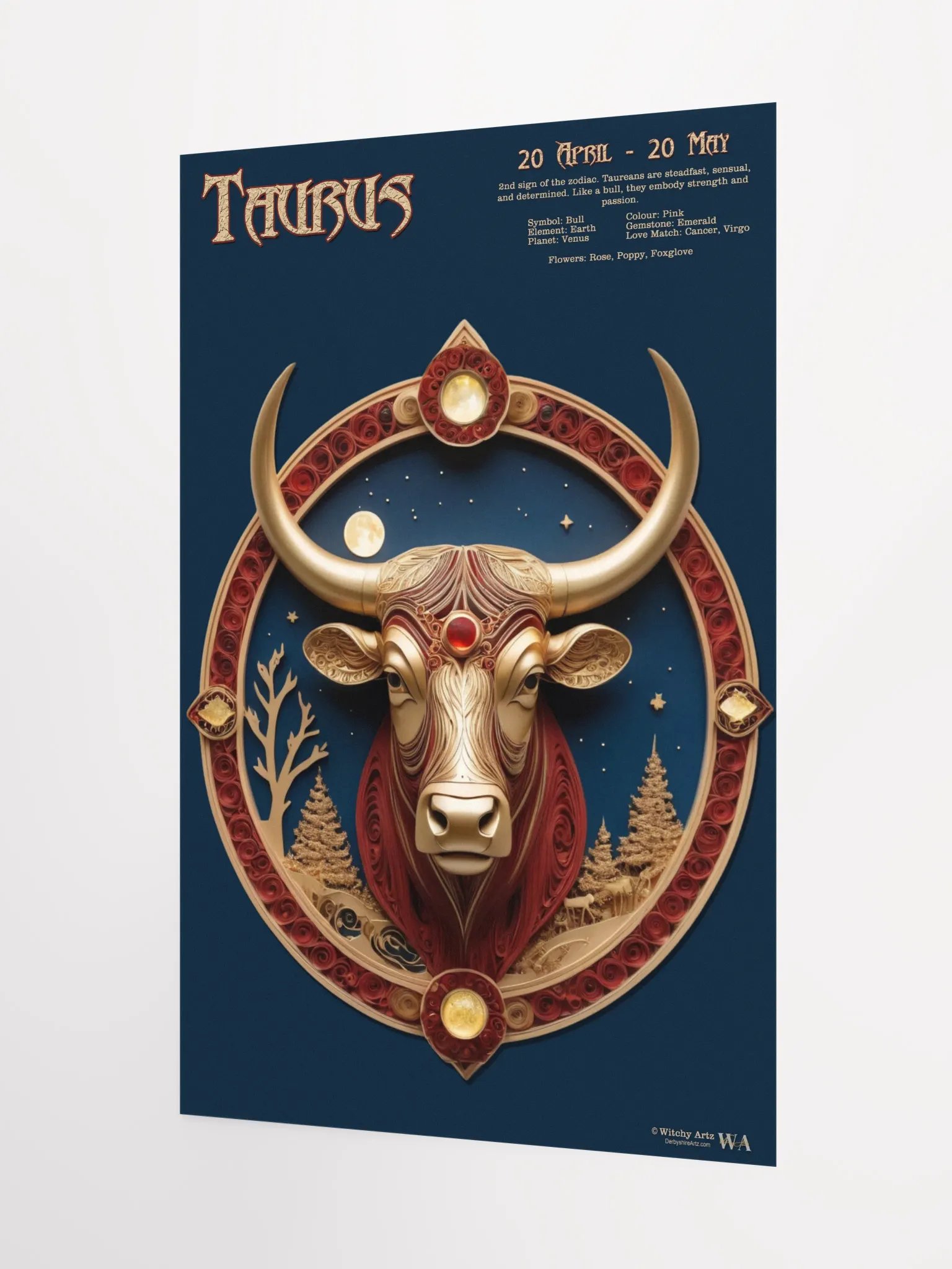 Western Zodiac Poster - TAURUS product image (7)